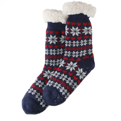 Hot Sale Popular Thick Warm Thermal Winter Anti Slip Home Slippers Floor Socks